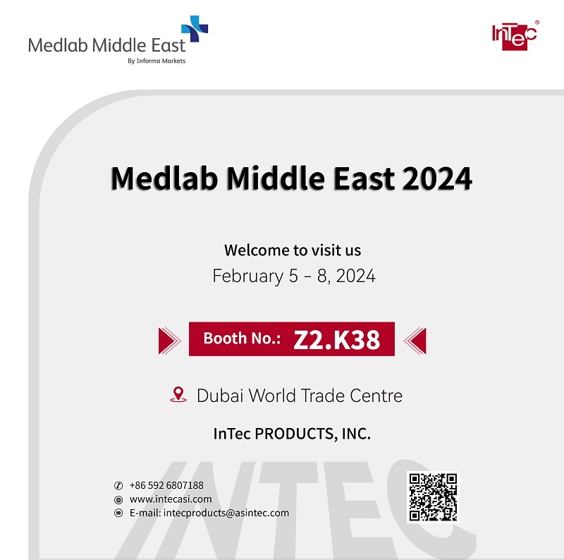 InTec PRODUCTS invites you to visit us at MEDLAB 2024 at Z2.K38
