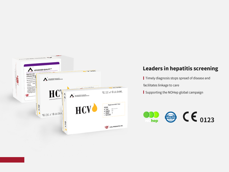 Lateral flow Anti-HCV rapid test kits
