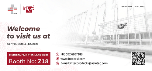 InTec PRODUCTS, INC. to Exhibit at MEDICAL FAIR THAILAND 2025- booth (Z18)