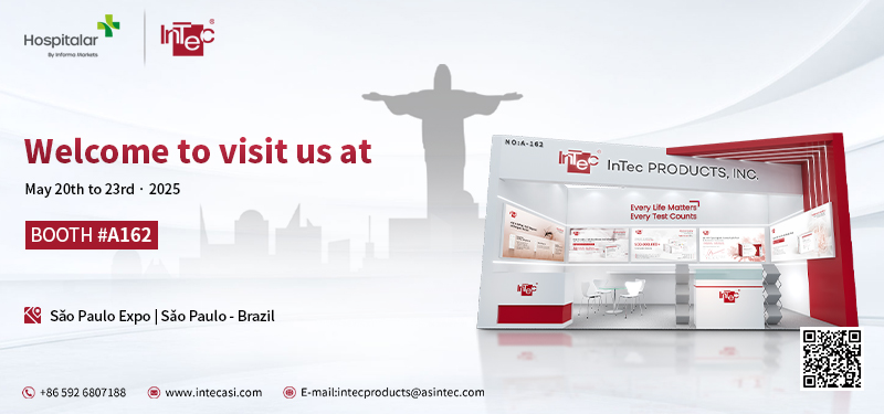 InTec PRODUCTS invites you to visit us at HOSPITALAR 2025 at booth A162