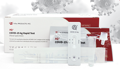 InTec Ultra High Sensitive AQ+ COVID-19 Ag  Rapid Test receives CE mark for self-testing