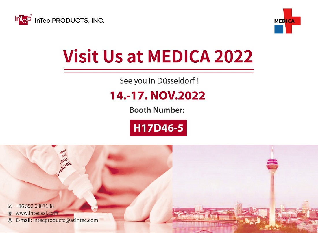 Meet InTec PRODUCTS INC. at MEDICA 2022
