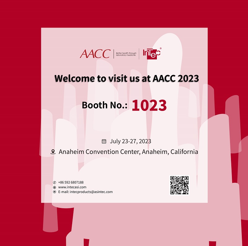 Welcome to visit InTec at AACC 2023! Booth Number: 1023
