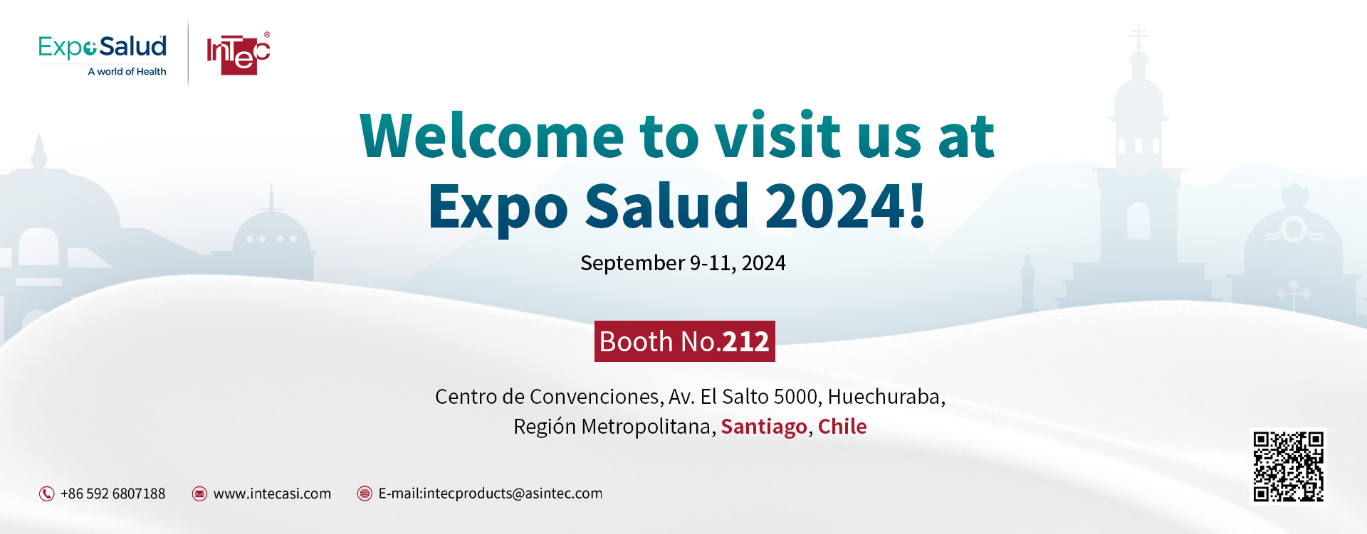 InTec PRODUCTS invites you to visit us at Expo Salud at booth 212